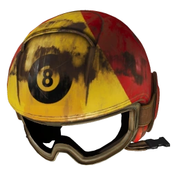Motorradhelm - retro